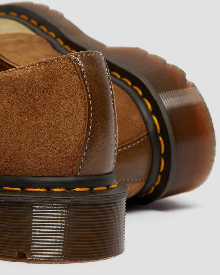 Dr Martens 1461 Made in England Süet Oxford Deri Erkek Oxford Ayakkabı Koyu Kahverengi  Türkiye |  30284-TPWJ