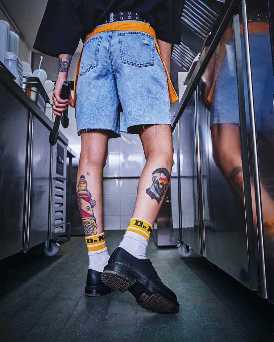 Dr Martens 1461 Mono Slip Resistant Kadın Oxford Ayakkabı Siyah  Türkiye |  85316-HMQN