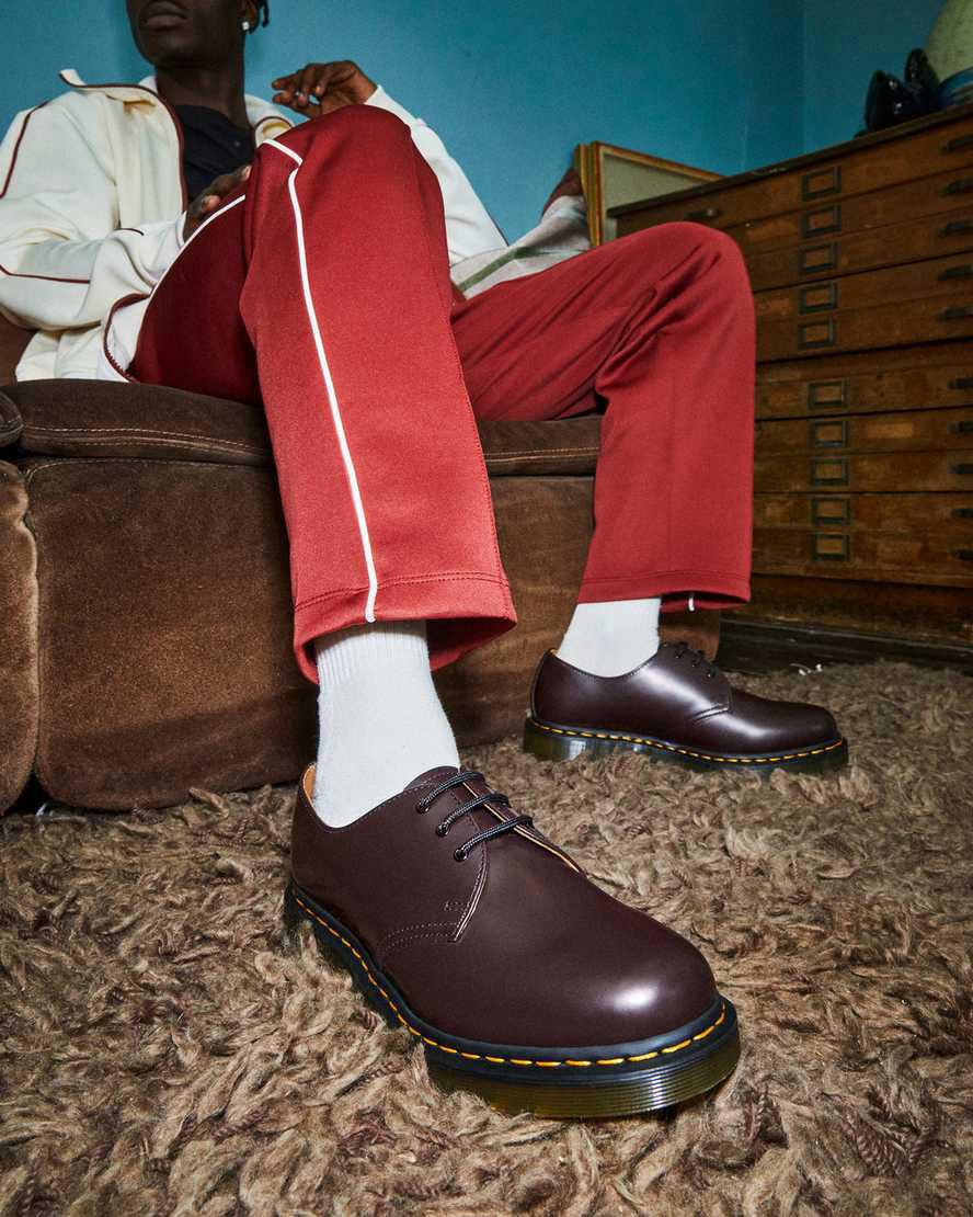 Dr Martens 1461 Smooth Deri Kadın Oxford Ayakkabı Bordo  Türkiye |  09813-PMLR