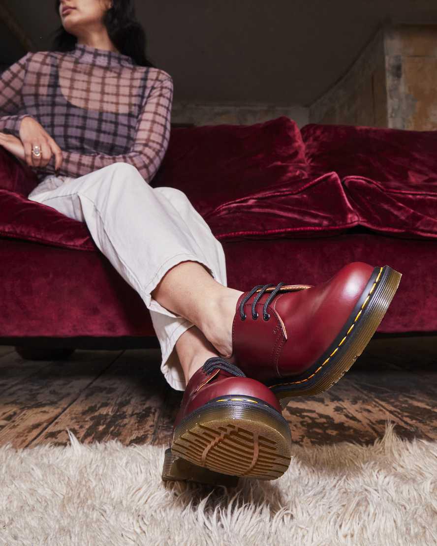 Dr Martens 1461 Smooth Deri Kadın Oxford Ayakkabı Kırmızı  Türkiye |  38127-CVZH