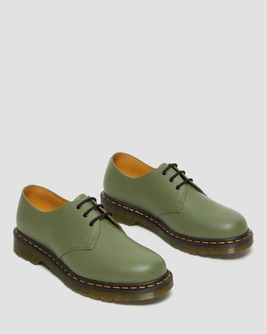 Dr Martens 1461 Smooth Deri Kadın Oxford Ayakkabı Haki Yeşil  Türkiye |  96240-CDHE