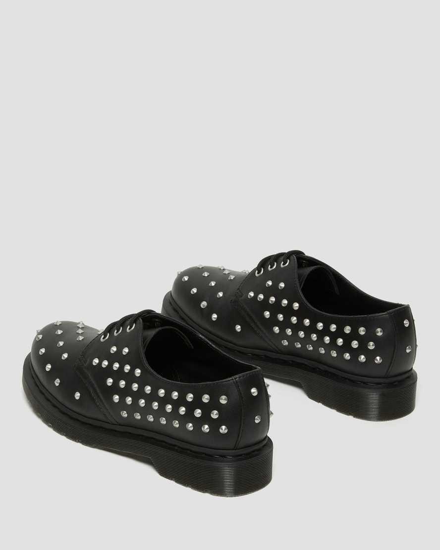 Dr Martens 1461 Stud Wanama Deri Kadın Oxford Ayakkabı Siyah  Türkiye |  68531-TNQM