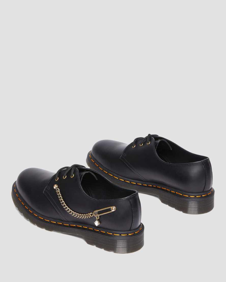 Dr Martens 1461 Swarovski Deri Erkek Oxford Ayakkabı Siyah  Türkiye |  46758-KTRU