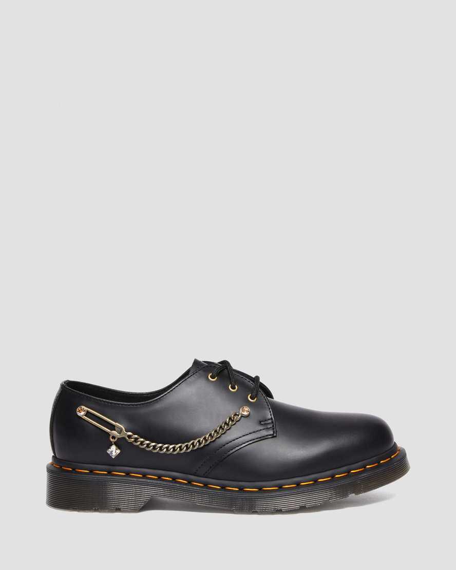 Dr Martens 1461 Swarovski Deri Erkek Oxford Ayakkabı Siyah  Türkiye |  46758-KTRU