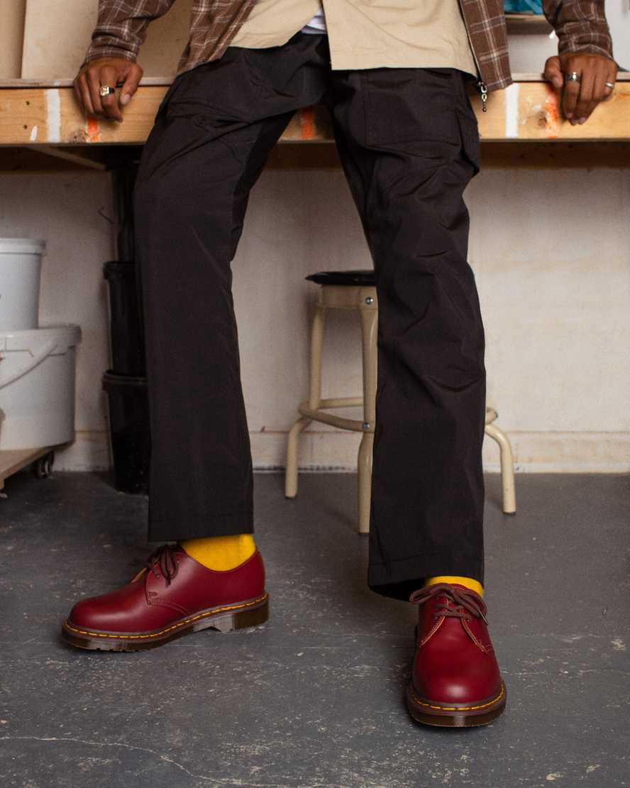 Dr Martens 1461 Vintage Made in England Erkek Oxford Ayakkabı Kırmızı  Türkiye |  35614-CREL