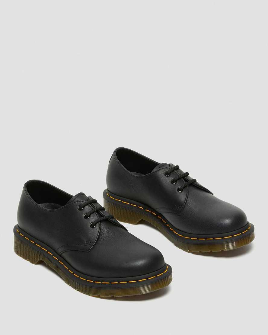 Dr Martens 1461 Virginia Deri Kadın Oxford Ayakkabı Siyah  Türkiye |  96148-BKAI