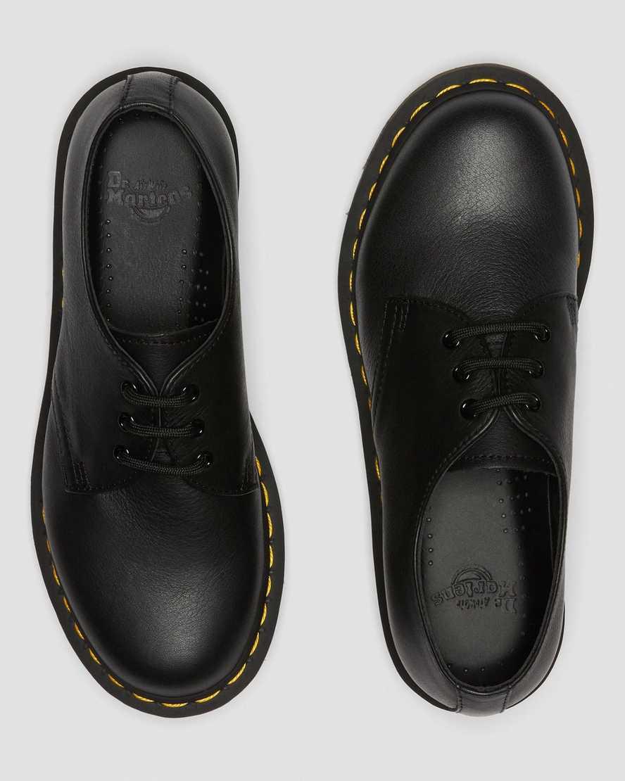 Dr Martens 1461 Virginia Deri Kadın Oxford Ayakkabı Siyah  Türkiye |  96148-BKAI