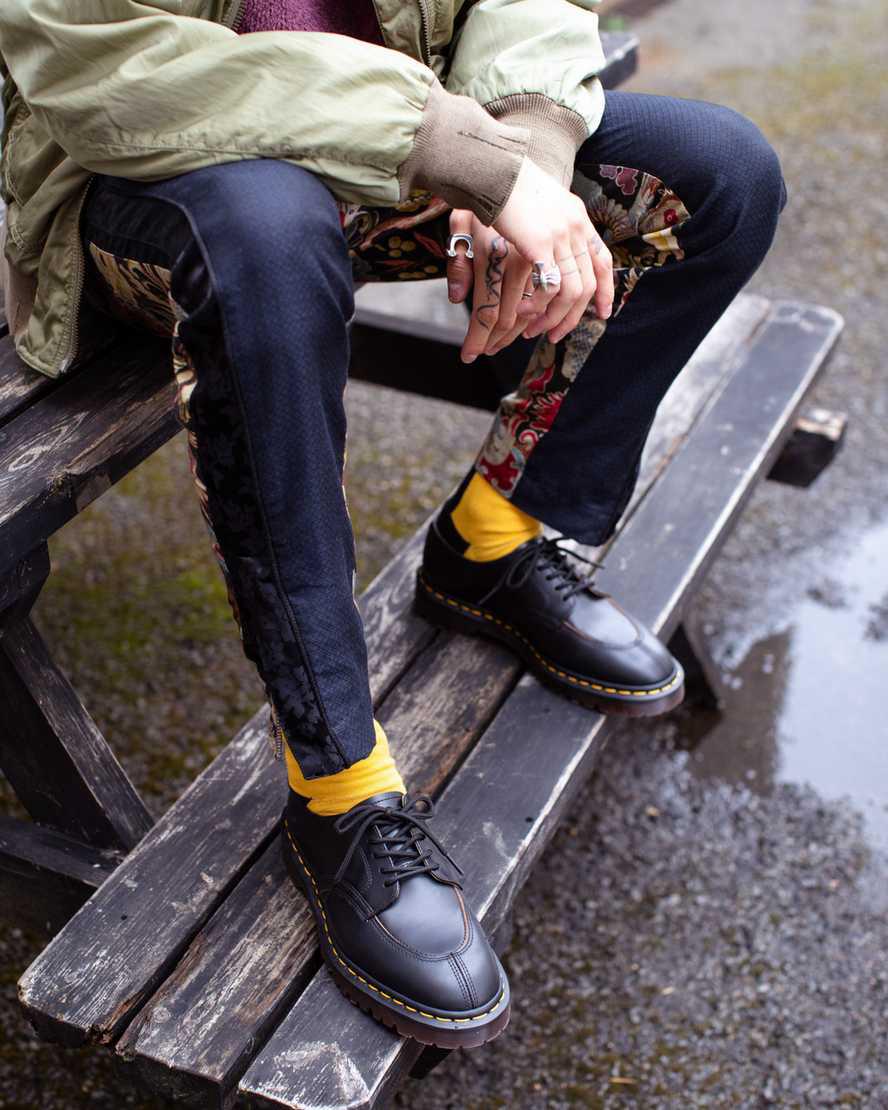 Dr Martens 2046 Vintage Smooth Deri Erkek Oxford Ayakkabı Siyah  Türkiye |  39541-SVIF