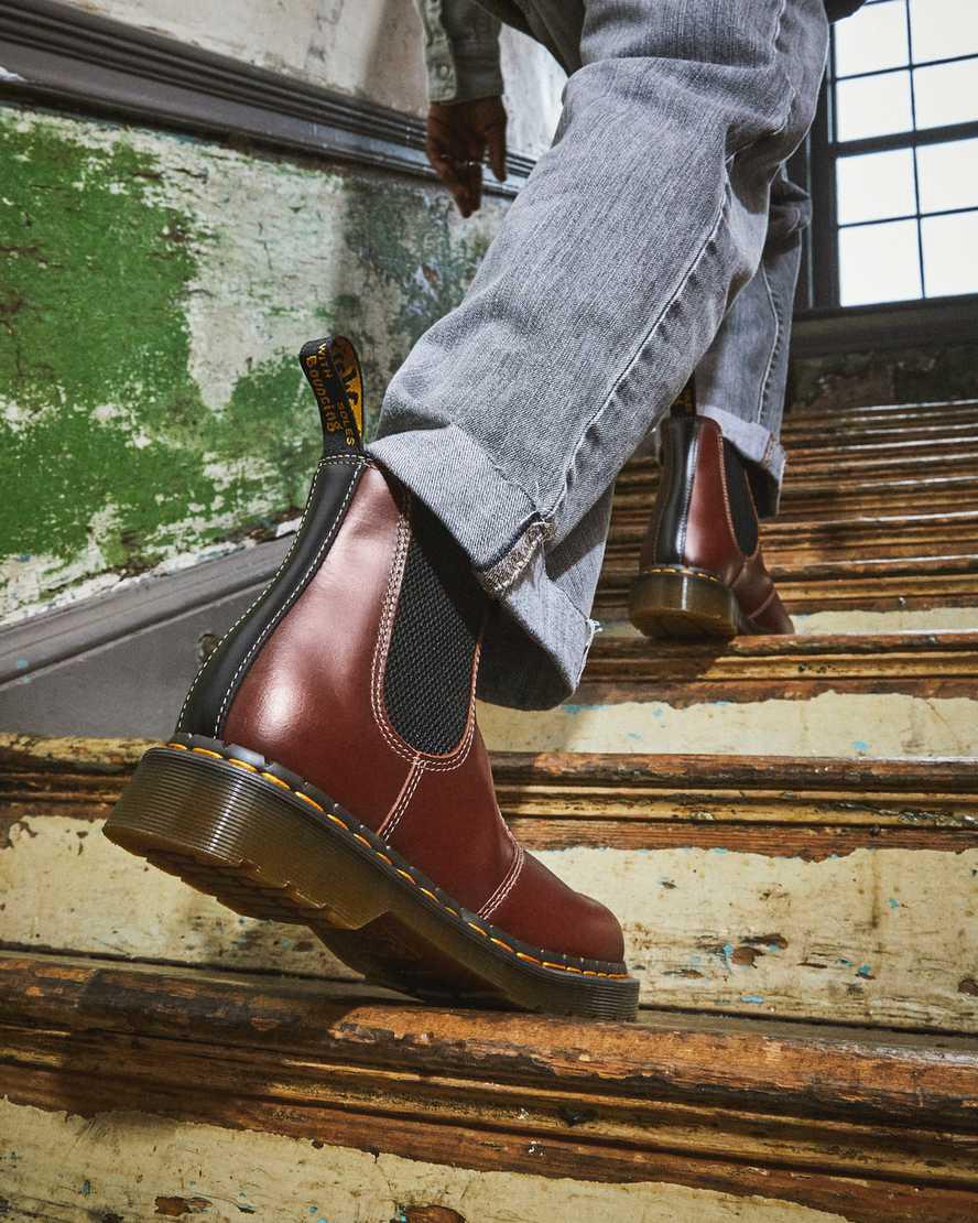 Dr Martens 2976 Abruzzo Deri Chelsea Erkek Bilek Boy Bot Brown/Black Abruzzo Wp  Türkiye |  51732-IBFH