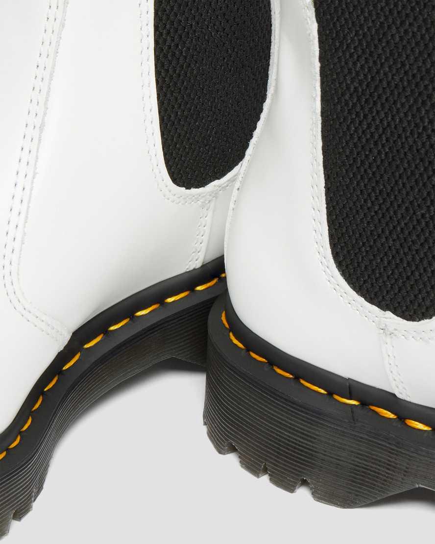 Dr Martens 2976 Bex Smooth Deri Kadın Chelsea Bot Beyaz  Türkiye |  39708-GEVR