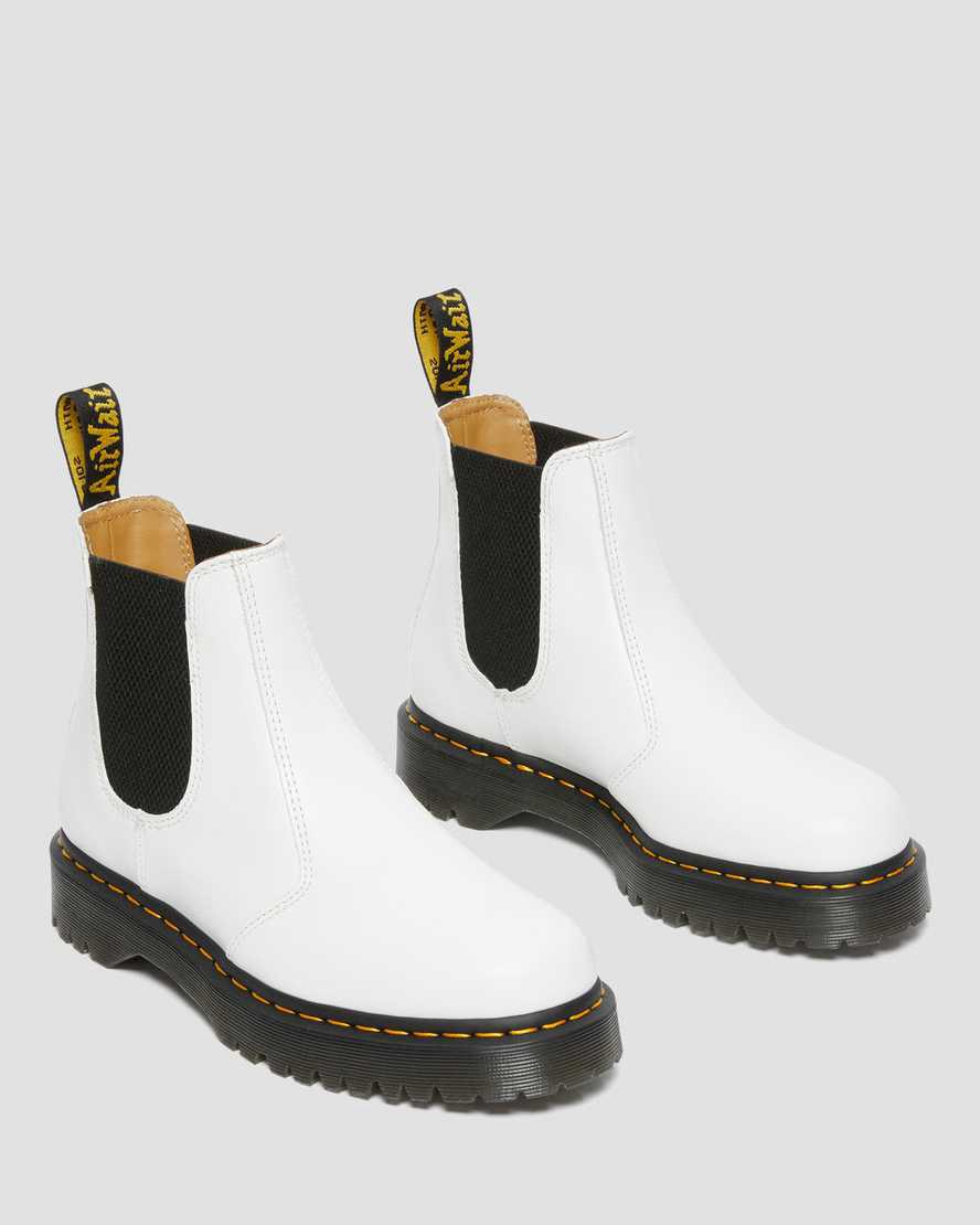 Dr Martens 2976 Bex Smooth Deri Kadın Chelsea Bot Beyaz  Türkiye |  39708-GEVR