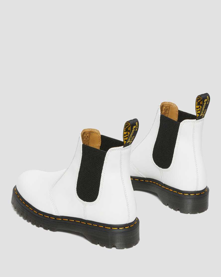 Dr Martens 2976 Bex Smooth Deri Kadın Chelsea Bot Beyaz  Türkiye |  39708-GEVR