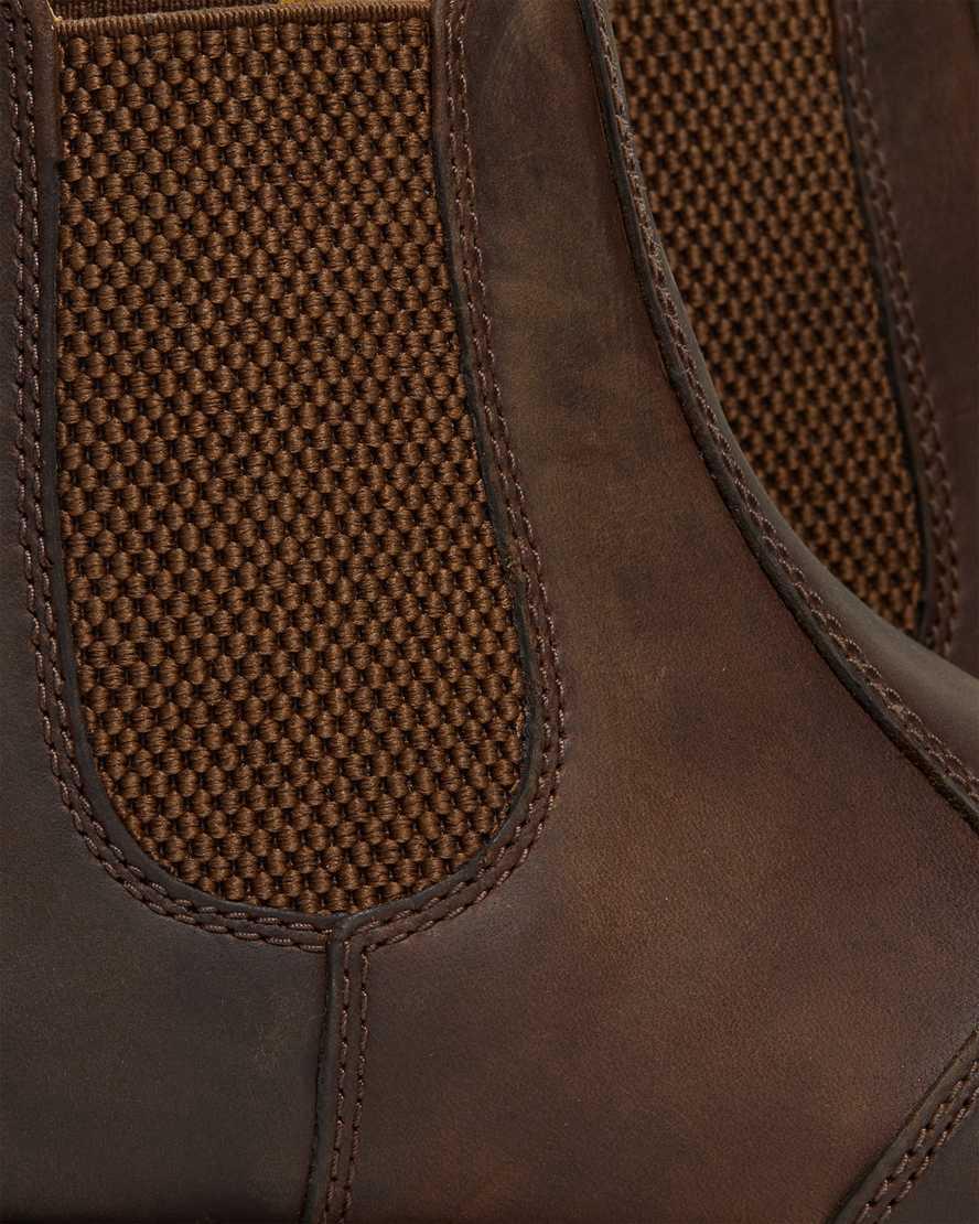 Dr Martens 2976 Crazy Horse Deri Chelsea Erkek Bilek Boy Bot Kahverengi  Türkiye |  76230-VZOX