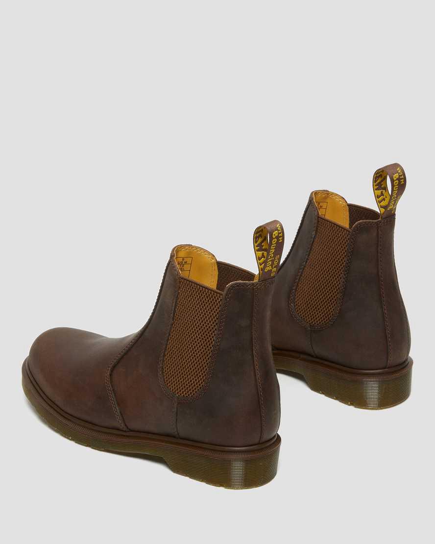 Dr Martens 2976 Crazy Horse Deri Chelsea Erkek Bilek Boy Bot Kahverengi  Türkiye |  76230-VZOX