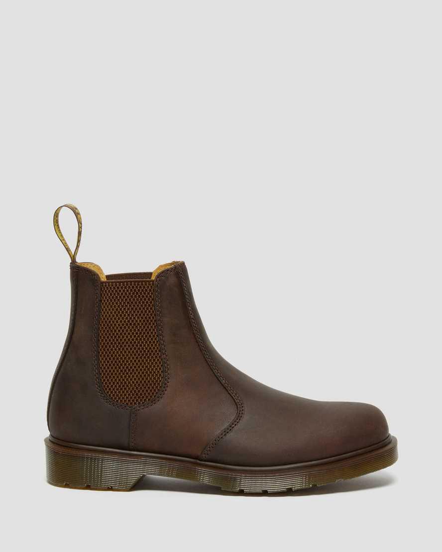 Dr Martens 2976 Crazy Horse Deri Chelsea Erkek Bilek Boy Bot Kahverengi  Türkiye |  76230-VZOX