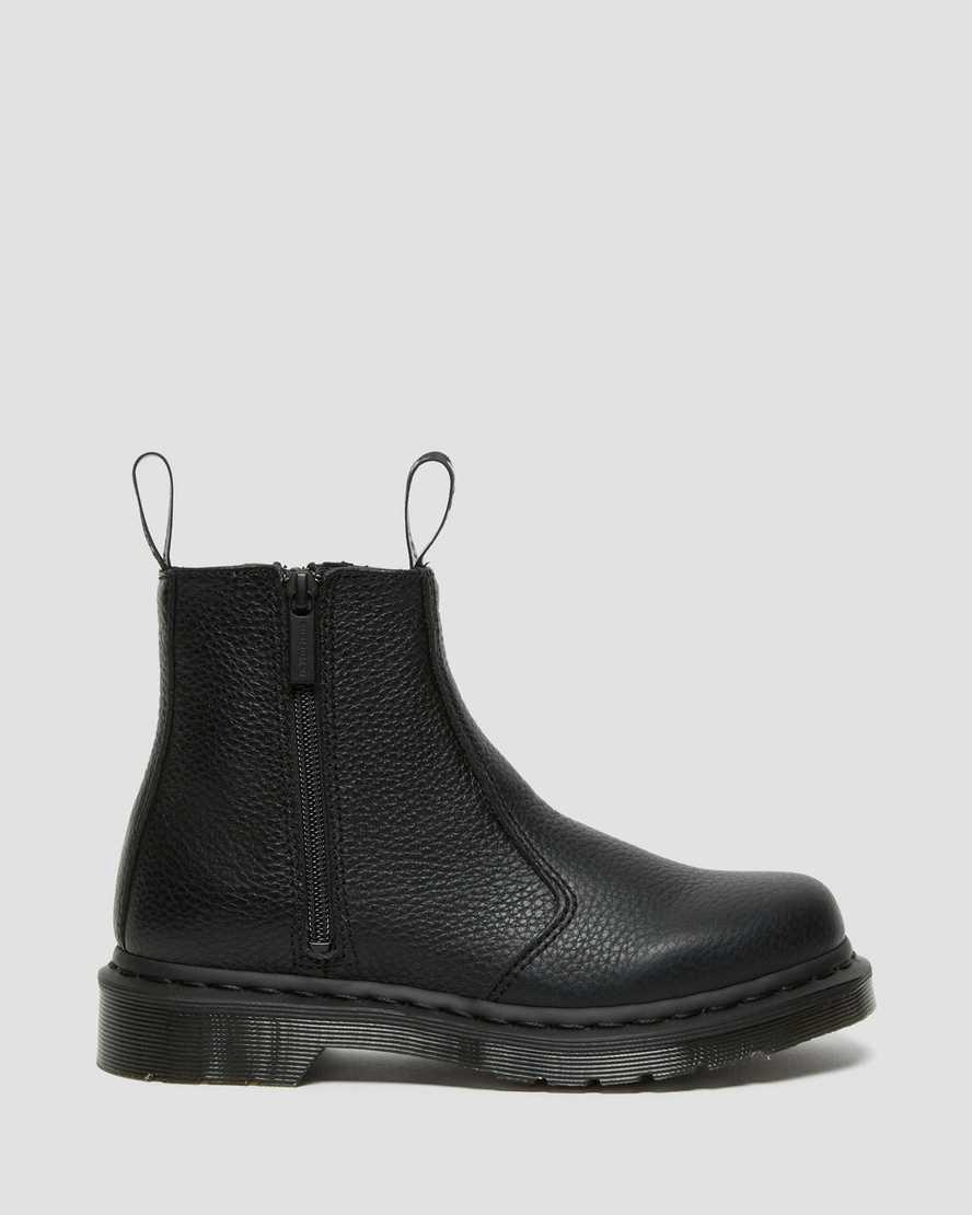 Dr Martens 2976 Deri Fermuarlı Kadın Chelsea Bot Siyah  Türkiye |  08617-VMUW