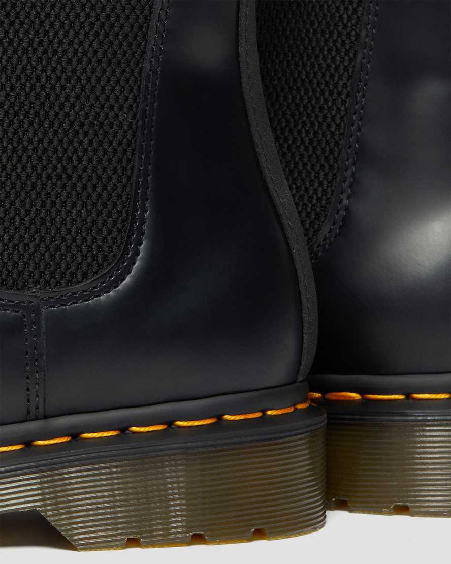 Dr Martens 2976 Guard Panel Deri Kadın Chelsea Bot Black/Dual Original  Türkiye |  45183-IYTS