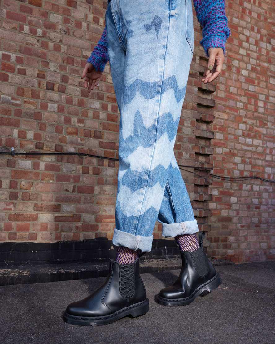 Dr Martens 2976 Mono Smooth Deri Kadın Chelsea Bot Siyah  Türkiye |  04573-ZCDE