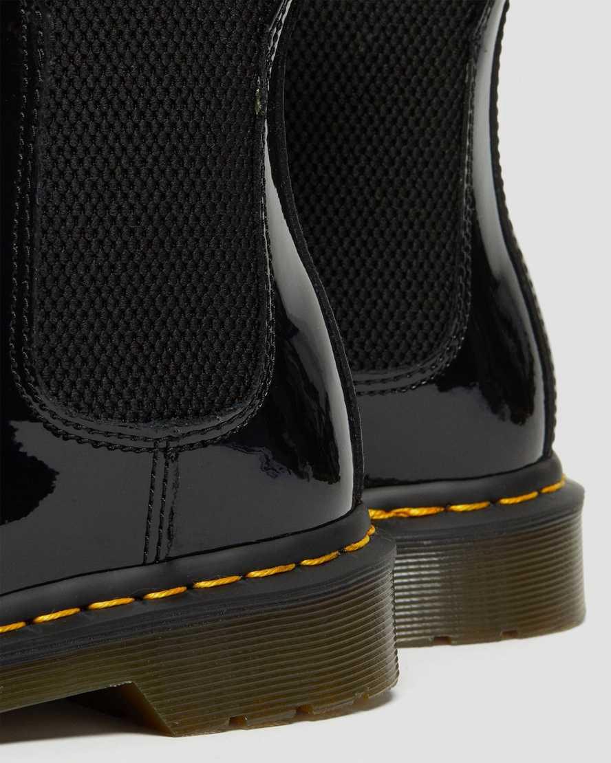 Dr Martens 2976 Rugan Deri Kadın Chelsea Bot Siyah  Türkiye |  10673-PQKV