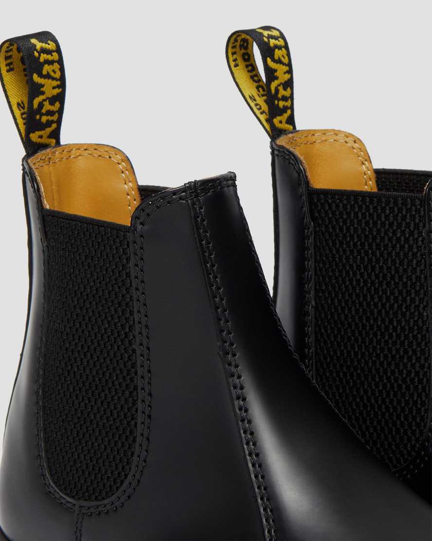 Dr Martens 2976 Smooth Deri Chelsea Kadın Bilek Boy Bot Siyah  Türkiye |  85621-KAFB