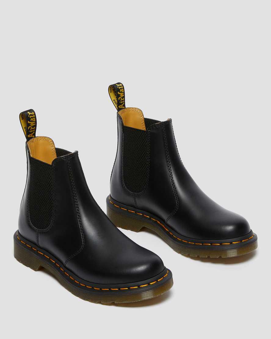 Dr Martens 2976 Smooth Deri Kadın Chelsea Bot Siyah  Türkiye |  95081-MAER