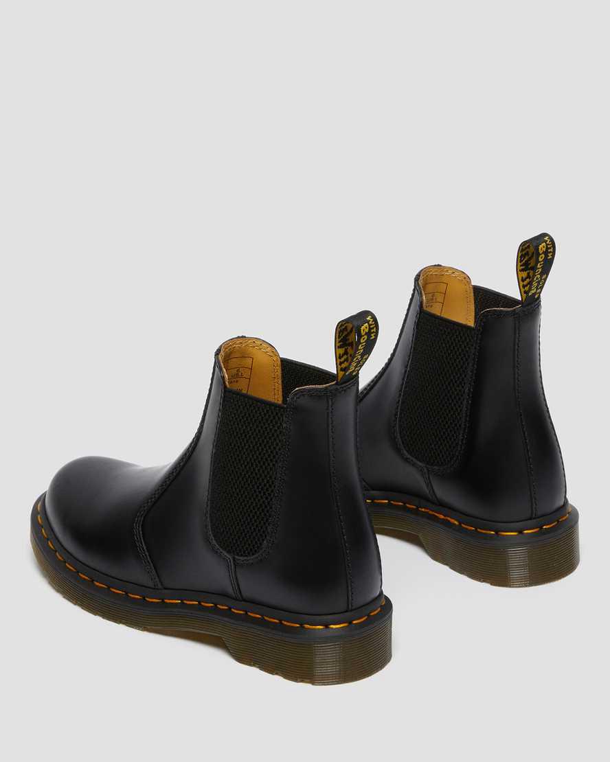 Dr Martens 2976 Smooth Deri Kadın Chelsea Bot Siyah  Türkiye |  95081-MAER