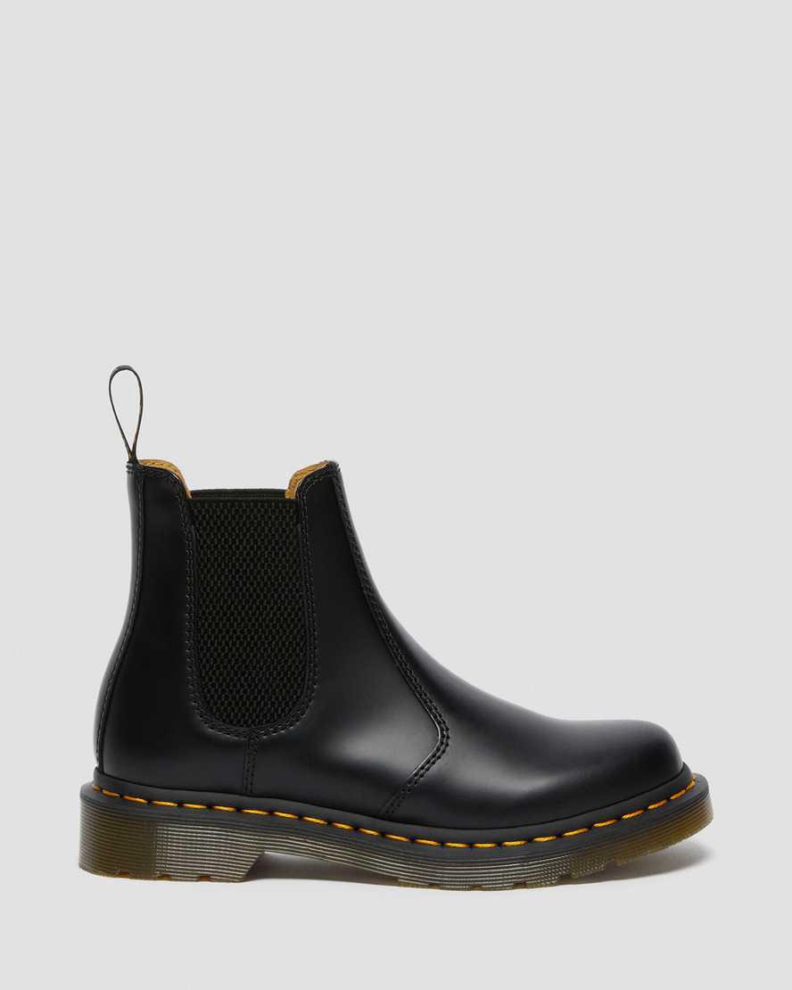 Dr Martens 2976 Smooth Deri Kadın Chelsea Bot Siyah  Türkiye |  95081-MAER