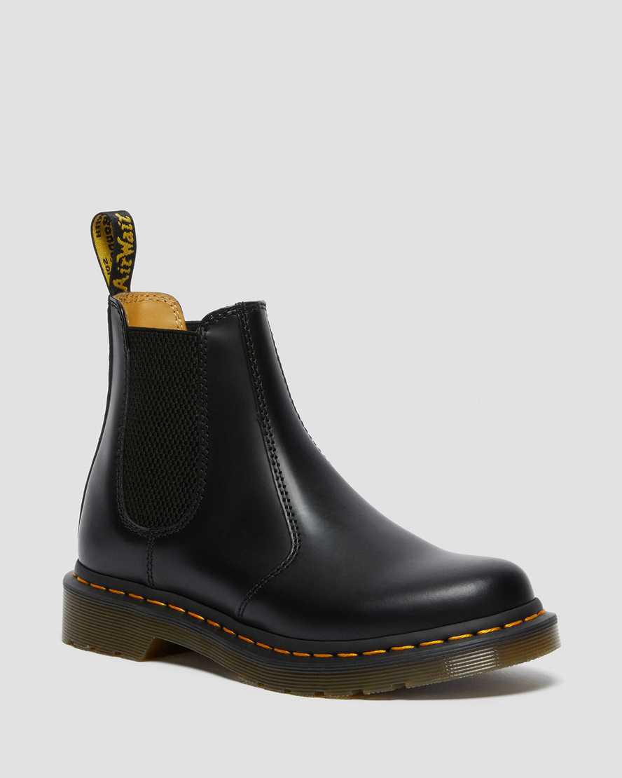 Dr Martens 2976 Smooth Deri Kadın Chelsea Bot Siyah  Türkiye |  95081-MAER