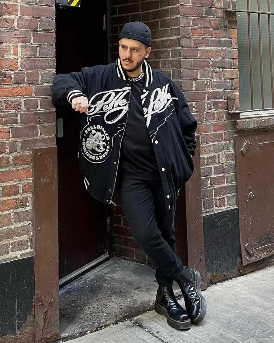 Dr Martens 2976 Smooth Deri Platform Erkek Chelsea Bot Siyah  Türkiye |  19508-YFNO
