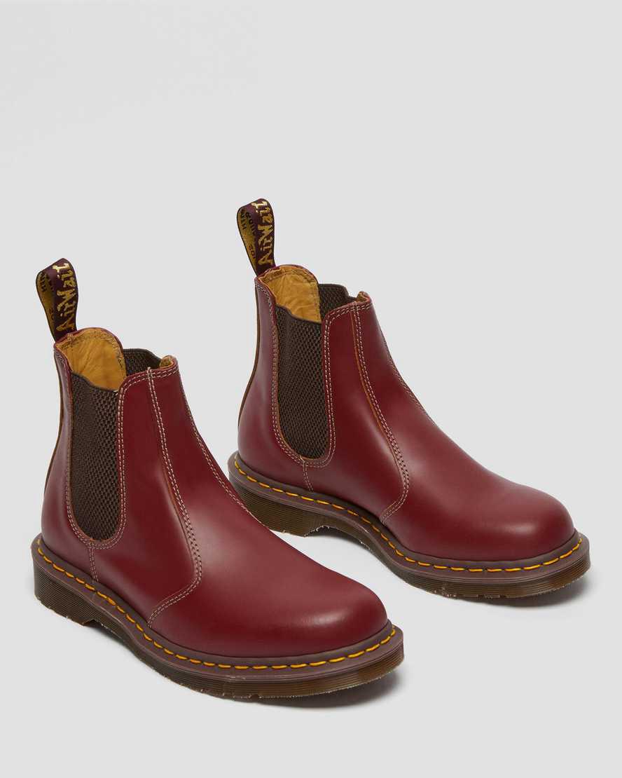 Dr Martens 2976 Vintage Made In England Kadın Chelsea Bot Kırmızı  Türkiye |  35697-IQOD