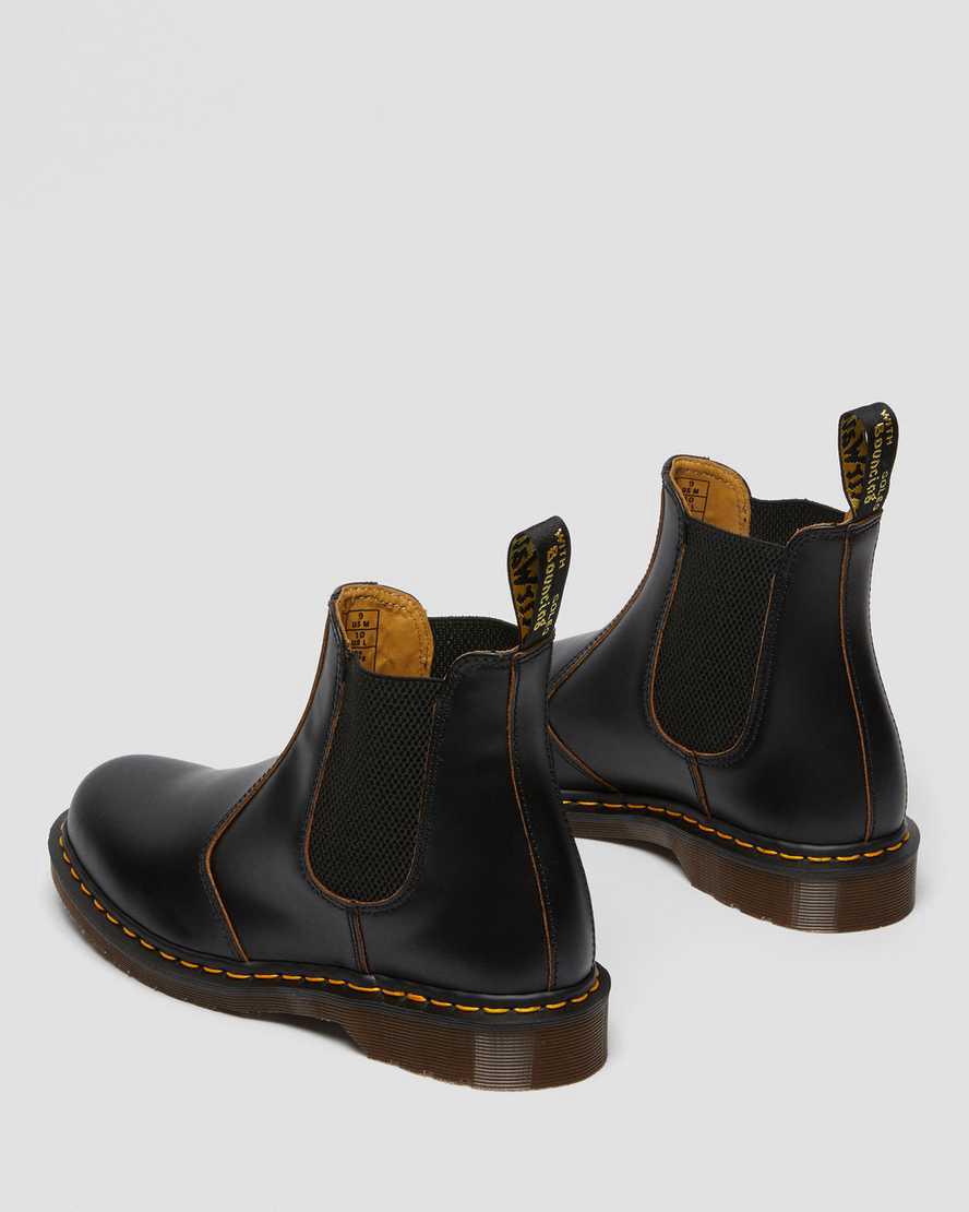 Dr Martens 2976 Vintage Made In England Chelsea Erkek Bilek Boy Bot Siyah  Türkiye |  47159-XZGU