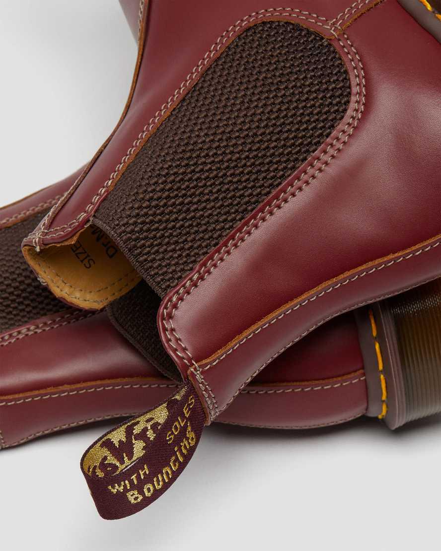 Dr Martens 2976 Vintage Made In England Chelsea Erkek Bilek Boy Bot Kırmızı  Türkiye |  48739-GOHW