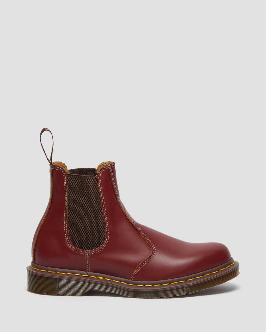 Dr Martens 2976 Vintage Made In England Chelsea Erkek Bilek Boy Bot Kırmızı  Türkiye |  48739-GOHW