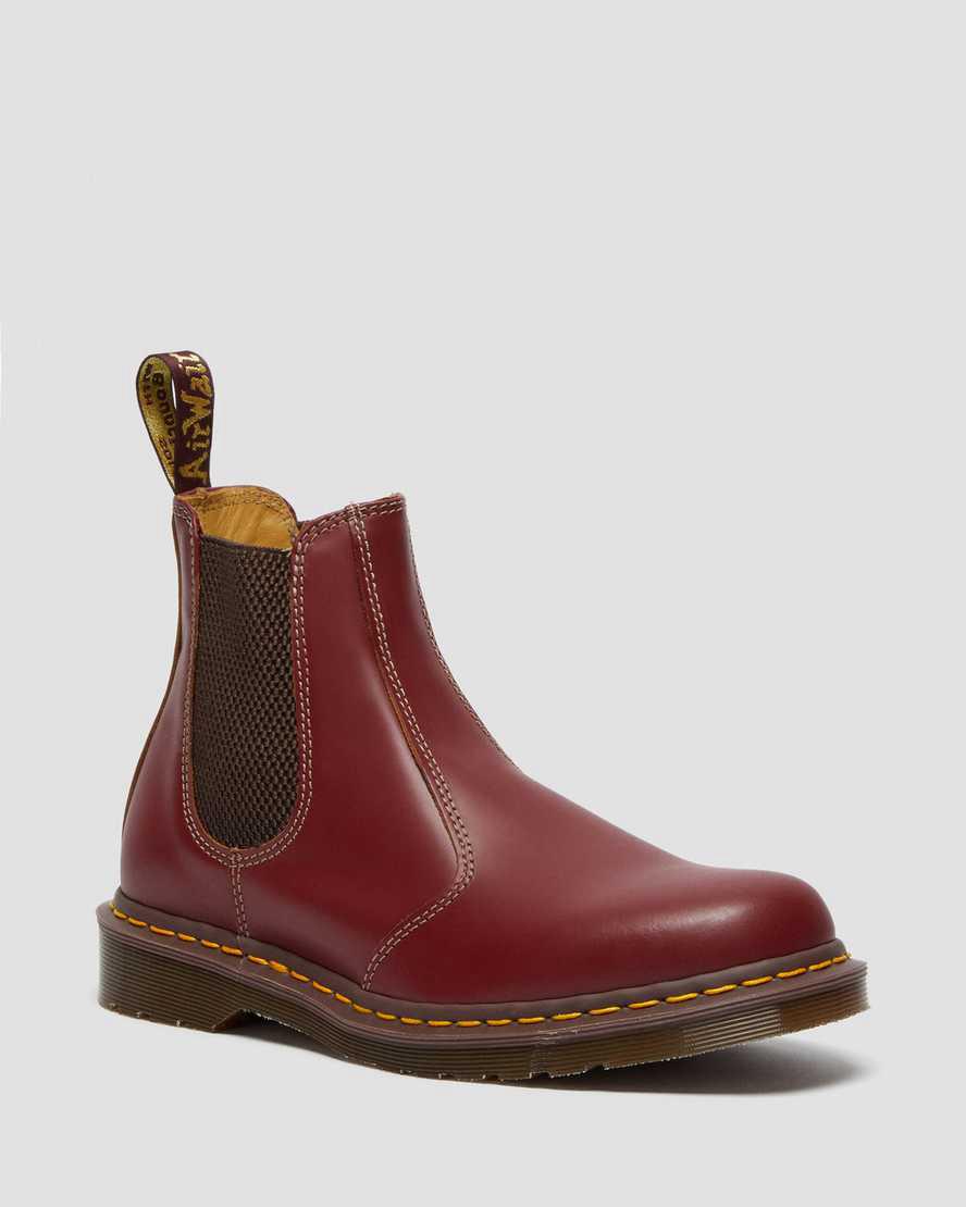 Dr Martens 2976 Vintage Made In England Chelsea Erkek Bilek Boy Bot Kırmızı  Türkiye |  48739-GOHW
