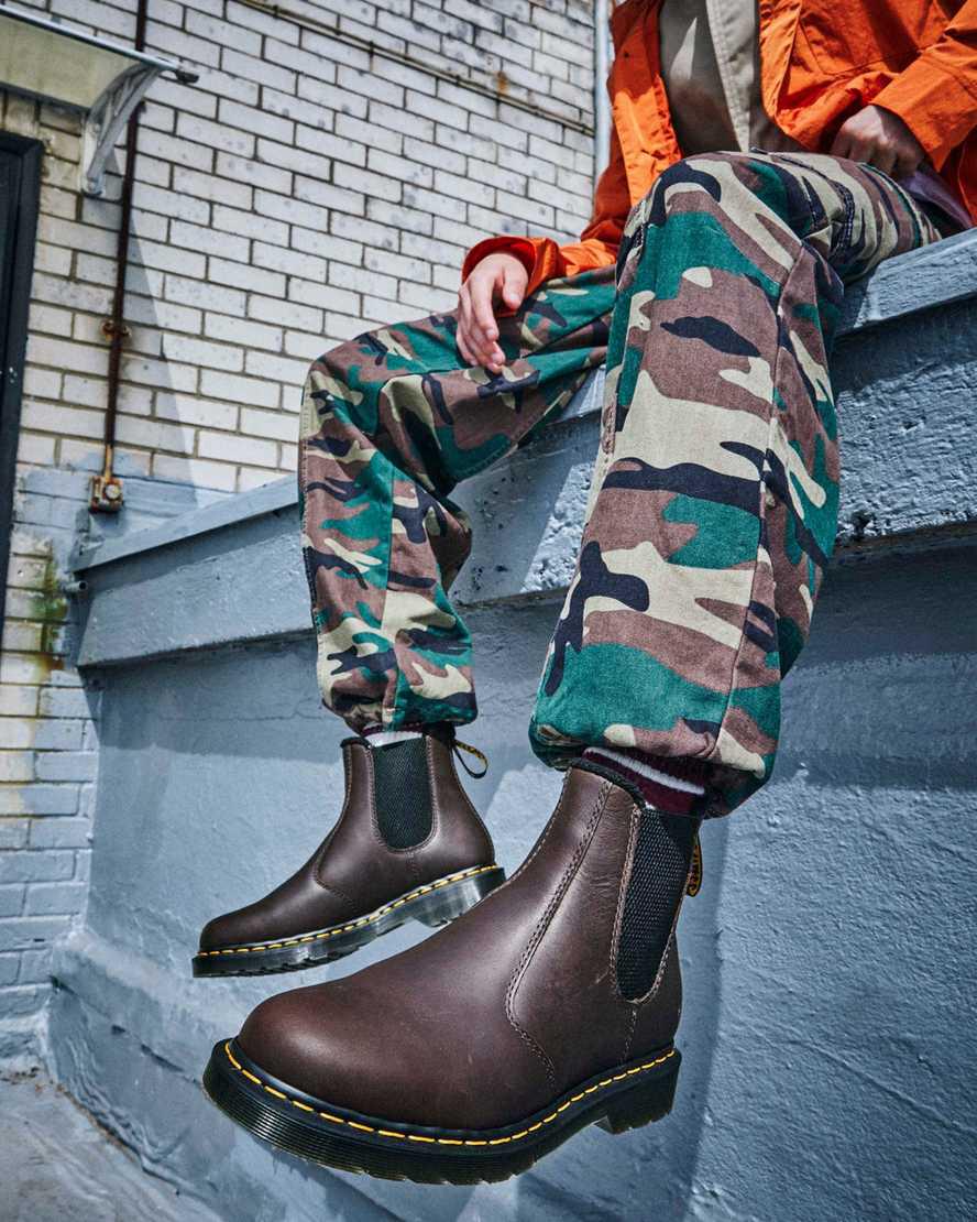 Dr Martens 2976 Warmwair Deri Kadın Chelsea Bot Koyu Kahverengi  Türkiye |  19723-INHZ