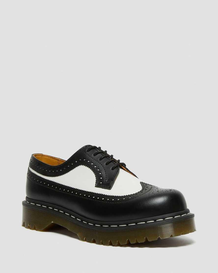 Dr Martens 3989 Bex Smooth Deri Brogue Erkek Oxford Ayakkabı Siyah  Türkiye |  94026-OEAH