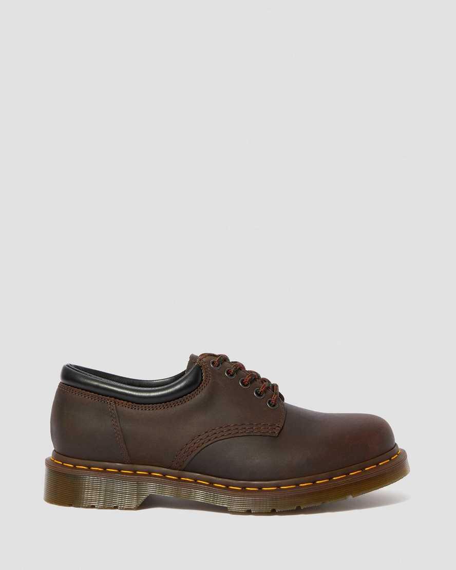 Dr Martens 8053 Crazy Horse Deri Gündelik Erkek Oxford Ayakkabı Kahverengi  Türkiye |  06974-XCRO