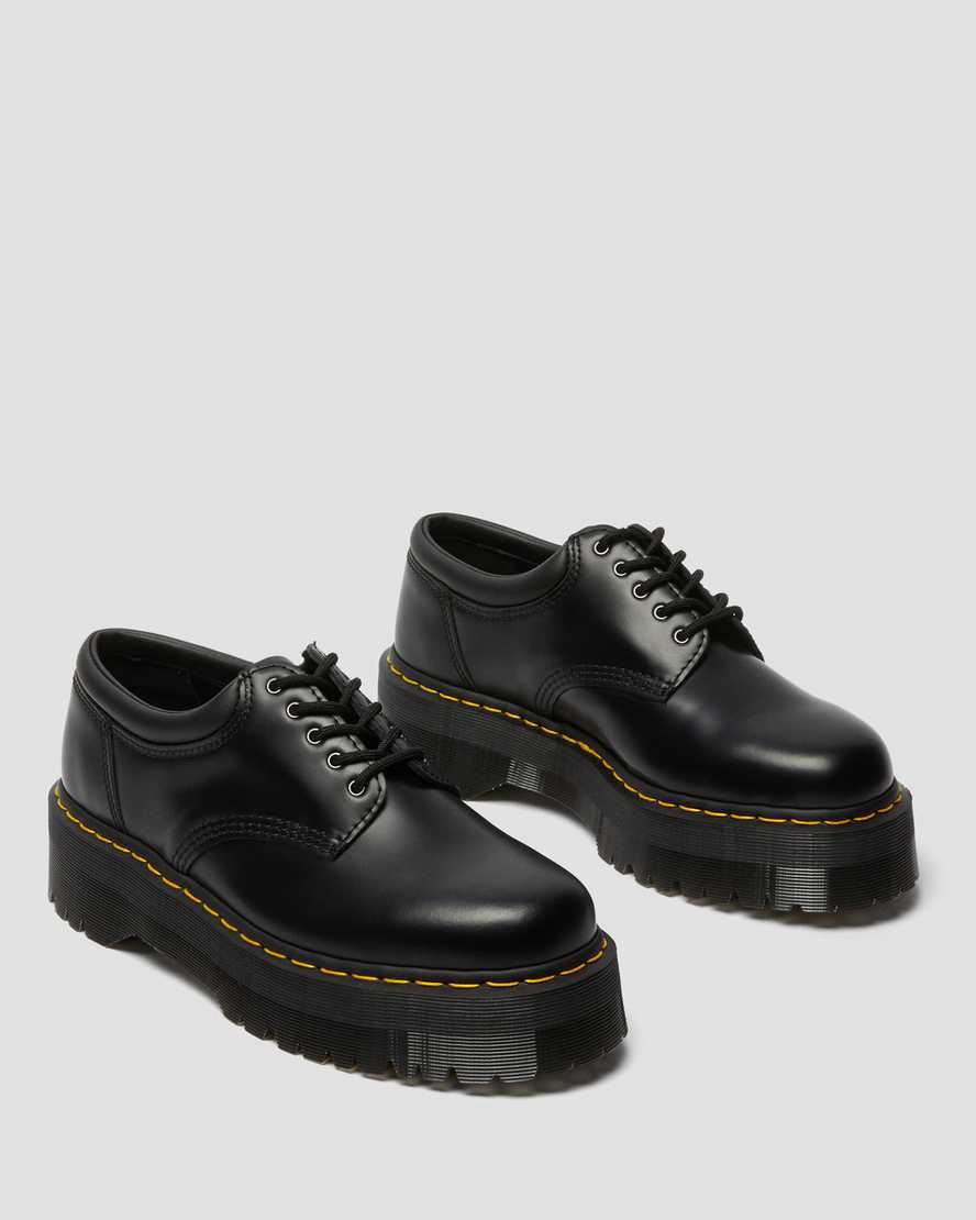 Dr Martens 8053 Deri Gündelik Kadın Platform Ayakkabı Siyah  Türkiye |  53746-TQGV
