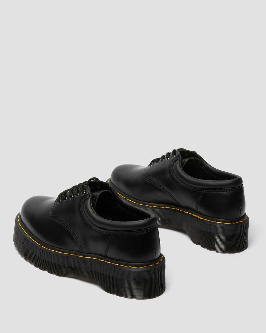 Dr Martens 8053 Deri Gündelik Kadın Platform Ayakkabı Siyah  Türkiye |  53746-TQGV
