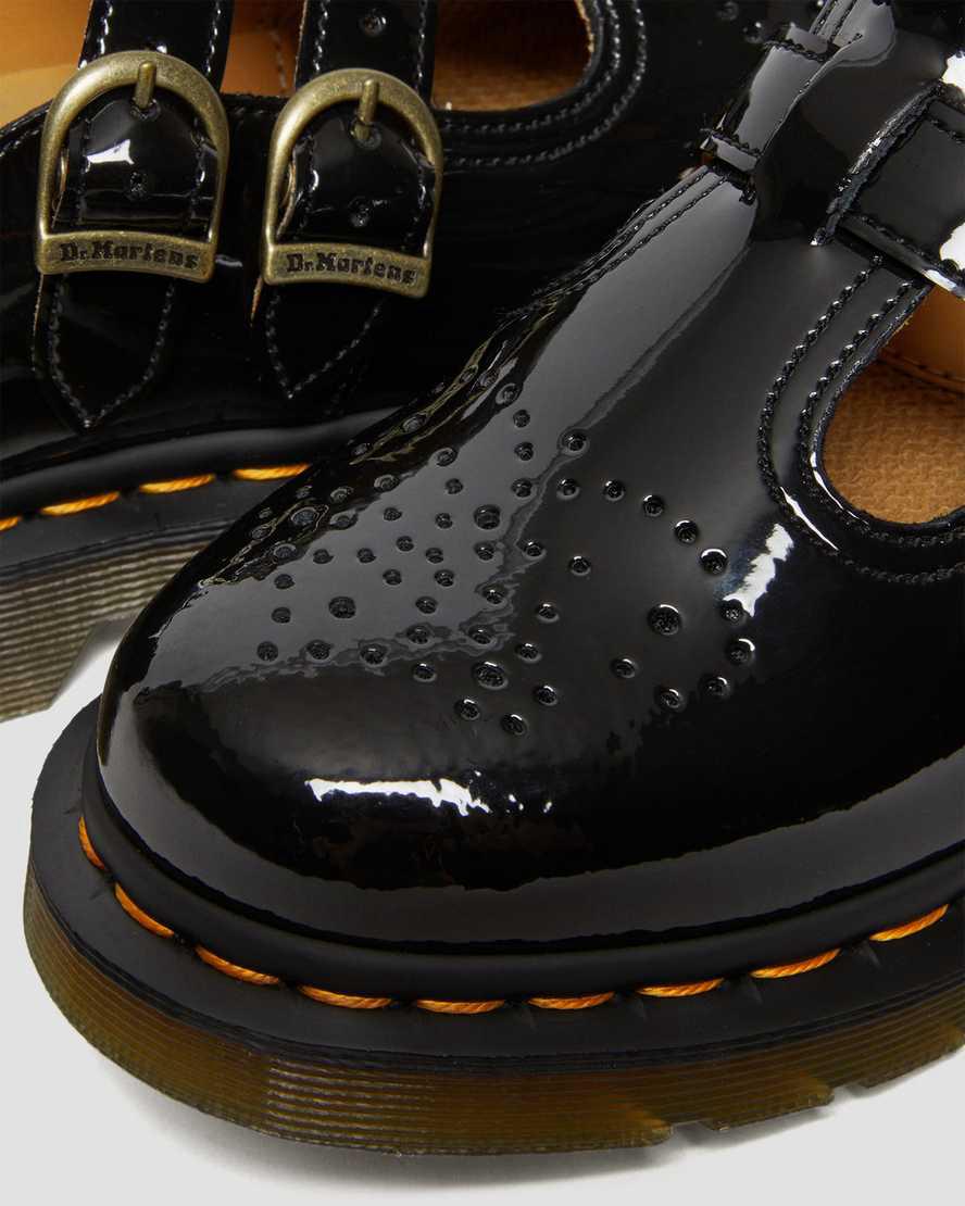 Dr Martens 8065 Rugan Deri Kadın Mary Jane Ayakkabı Siyah  Türkiye |  70943-BRWY