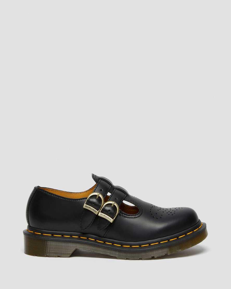 Dr Martens 8065 Smooth Deri Kadın Mary Jane Ayakkabı Siyah  Türkiye |  27960-CALY