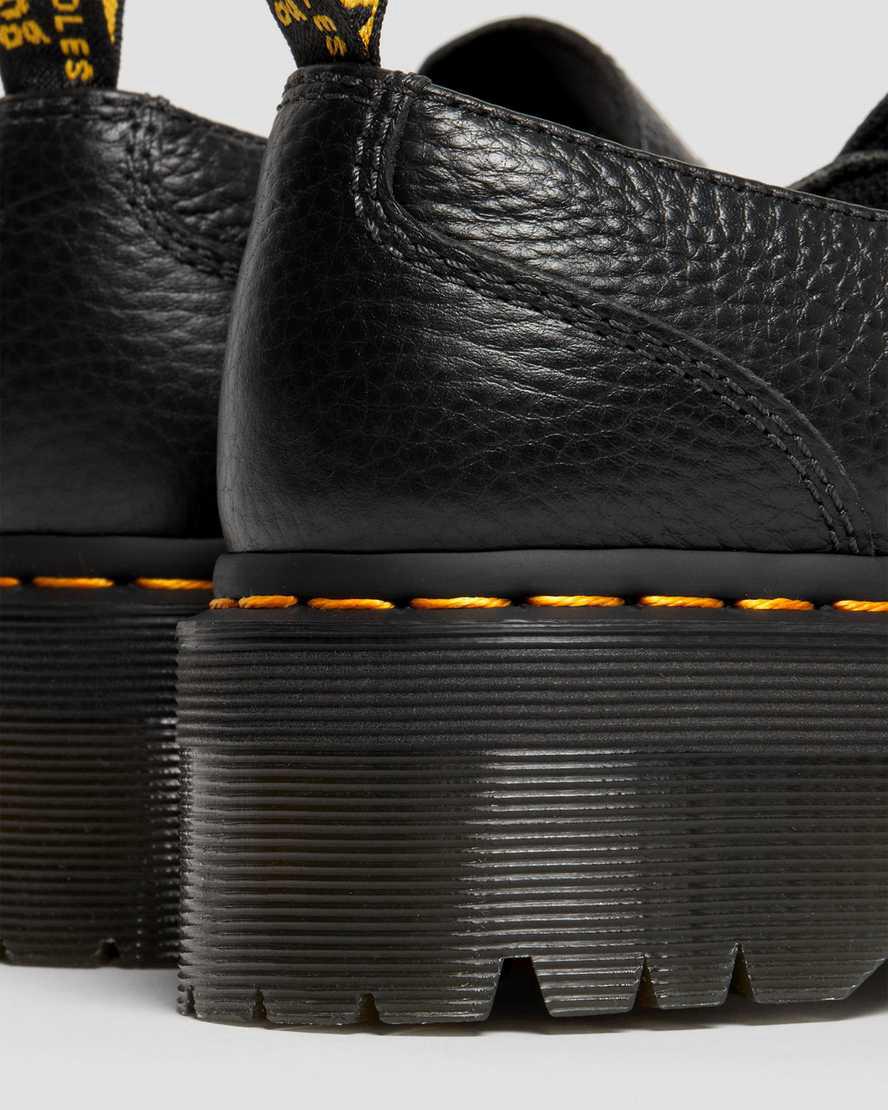 Dr Martens Addina Flower Tokalı Deri Platform Kadın Mary Jane Ayakkabı Siyah  Türkiye |  41895-HGQY