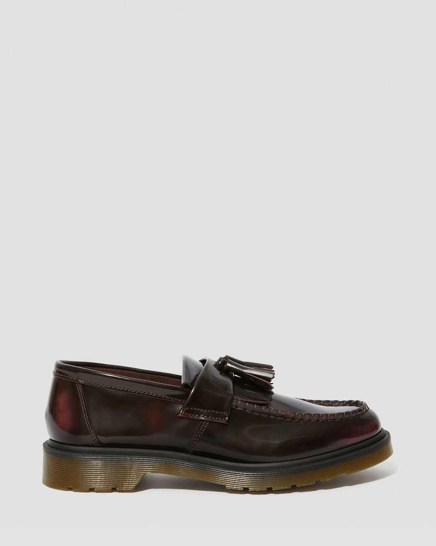 Dr Martens Adrian Arcadia Deri Tassel Erkek Loafer Ayakkabı Kırmızı  Türkiye |  17598-ISZR