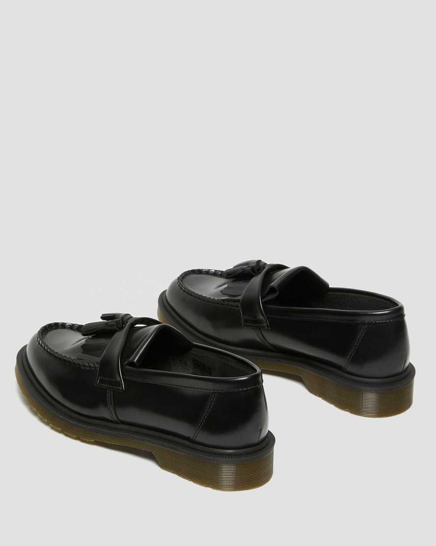 Dr Martens Adrian Smooth Deri Tassel Kadın Loafer Ayakkabı Siyah  Türkiye |  35817-WJDX