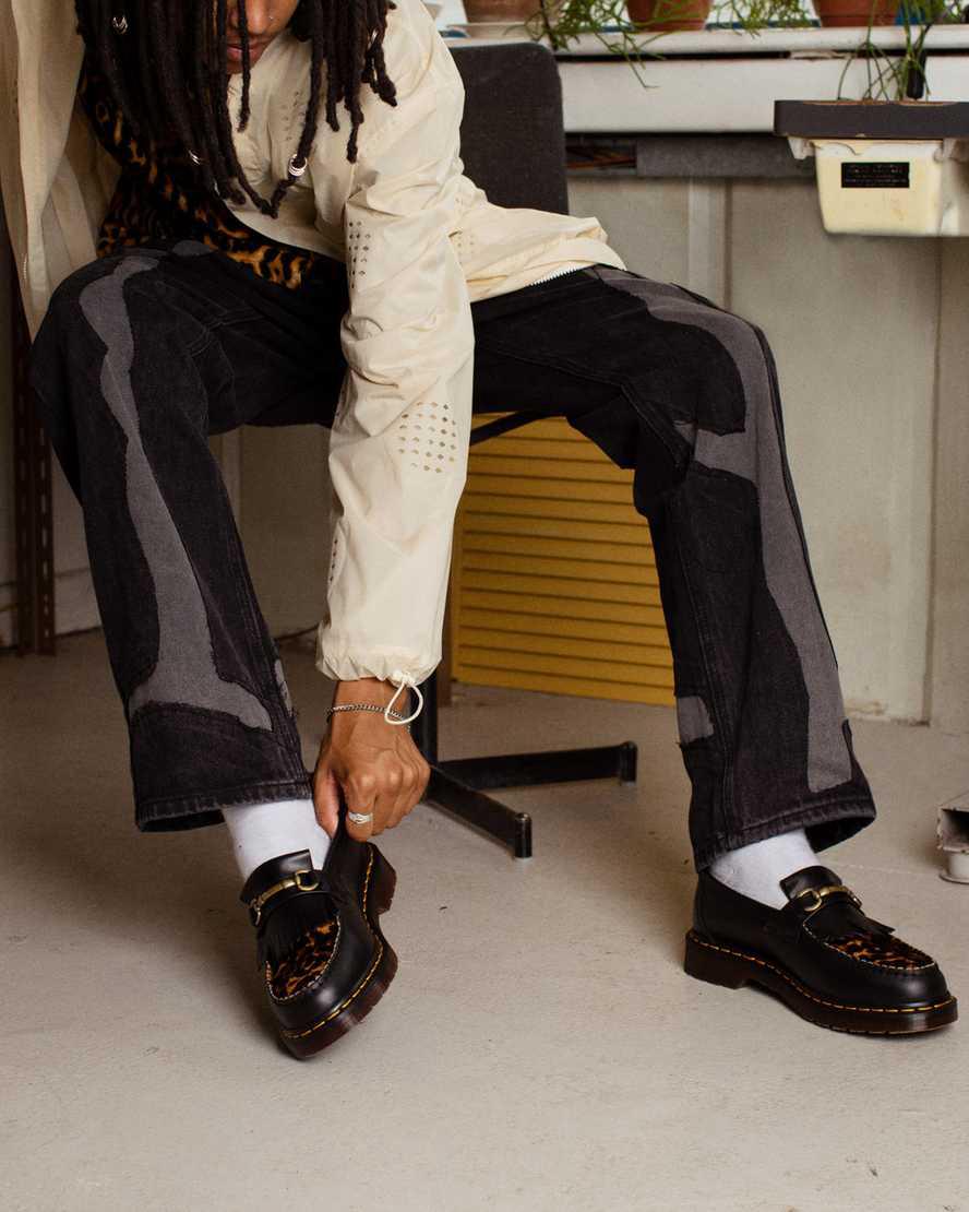 Dr Martens Adrian Snaffle Hair On Kadın Loafer Ayakkabı Siyah  Türkiye |  94731-ADCQ