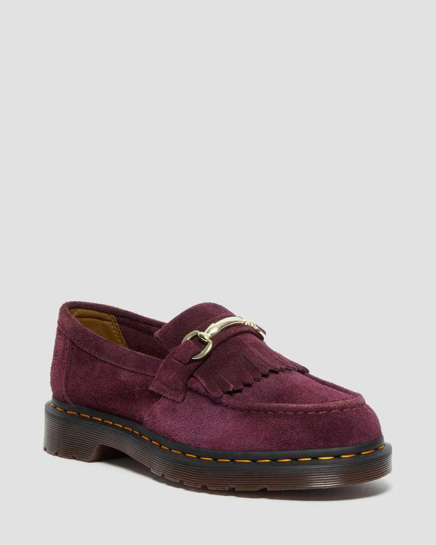 Dr Martens Adrian Snaffle Süet Erkek Loafer Ayakkabı Mor  Türkiye |  15607-GXTU