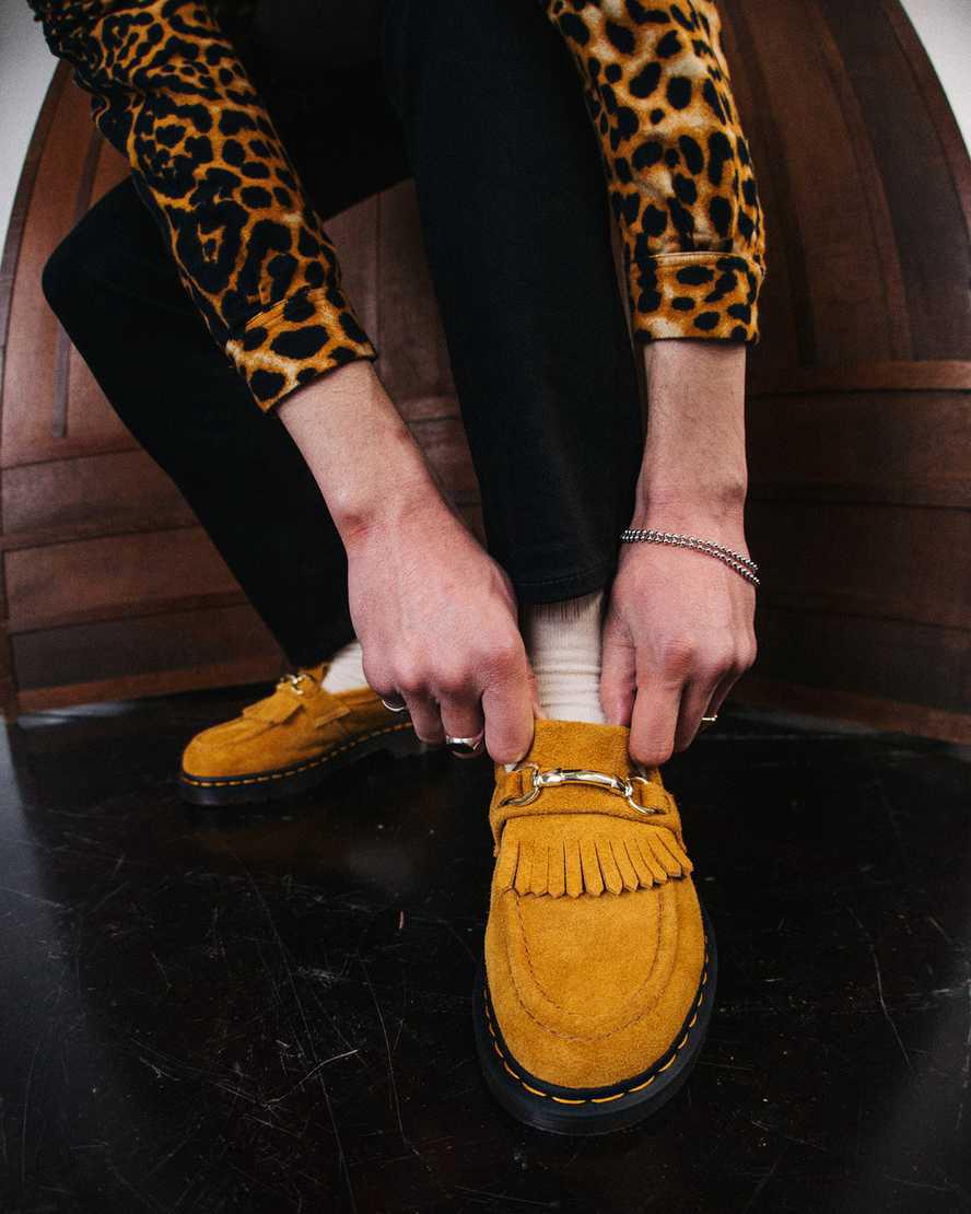 Dr Martens Adrian Snaffle Süet Erkek Loafer Ayakkabı Sarı  Türkiye |  36702-GHNW
