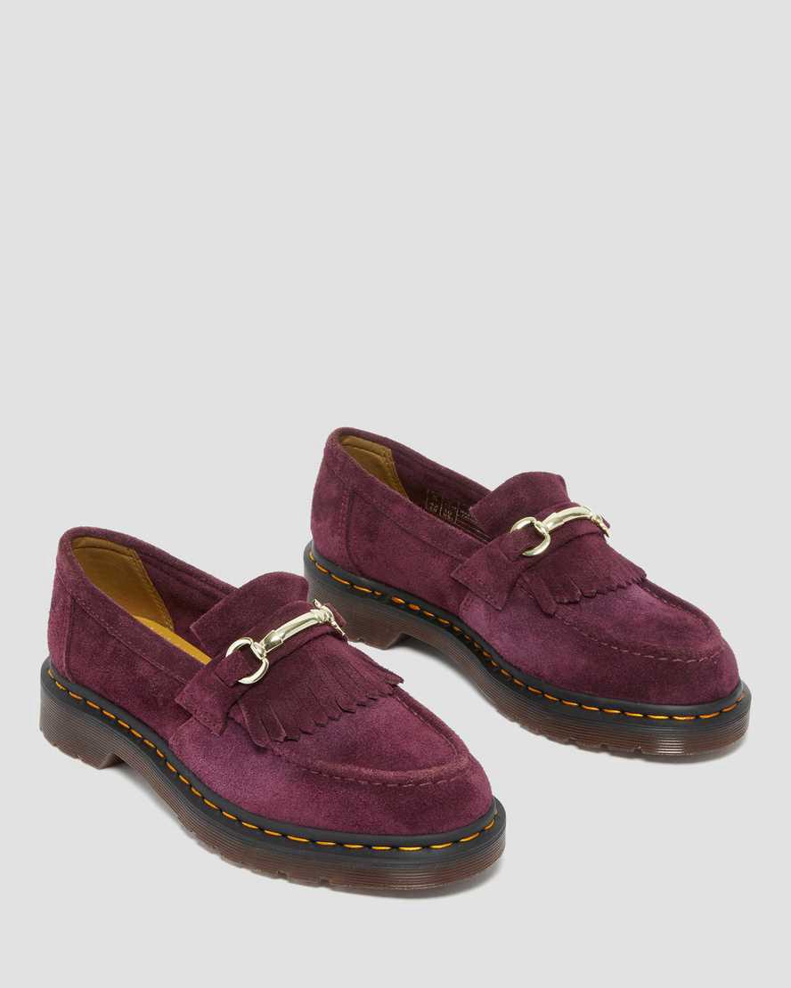 Dr Martens Adrian Snaffle Süet Kadın Loafer Ayakkabı Mor  Türkiye |  42950-MEYA