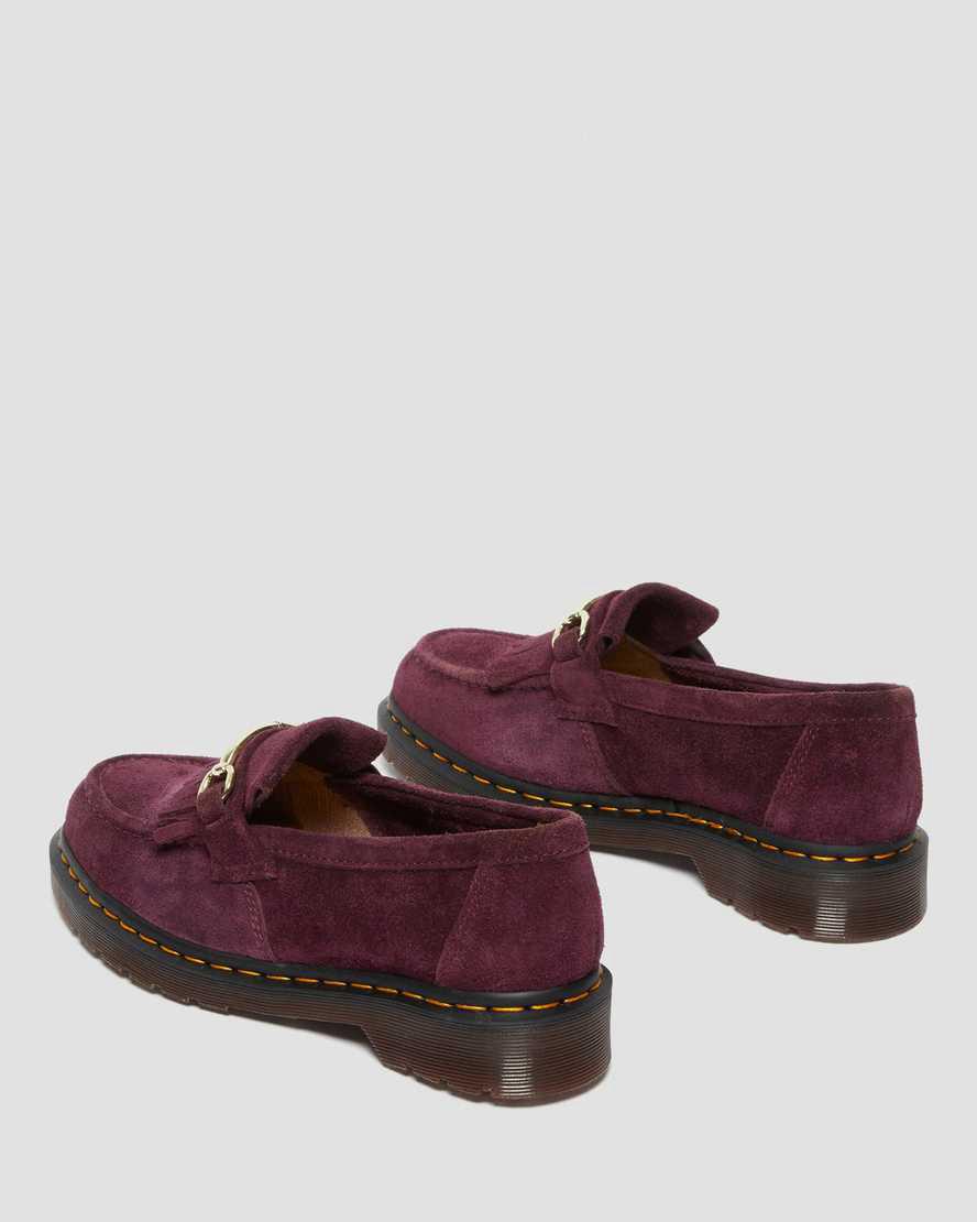 Dr Martens Adrian Snaffle Süet Kadın Loafer Ayakkabı Mor  Türkiye |  42950-MEYA