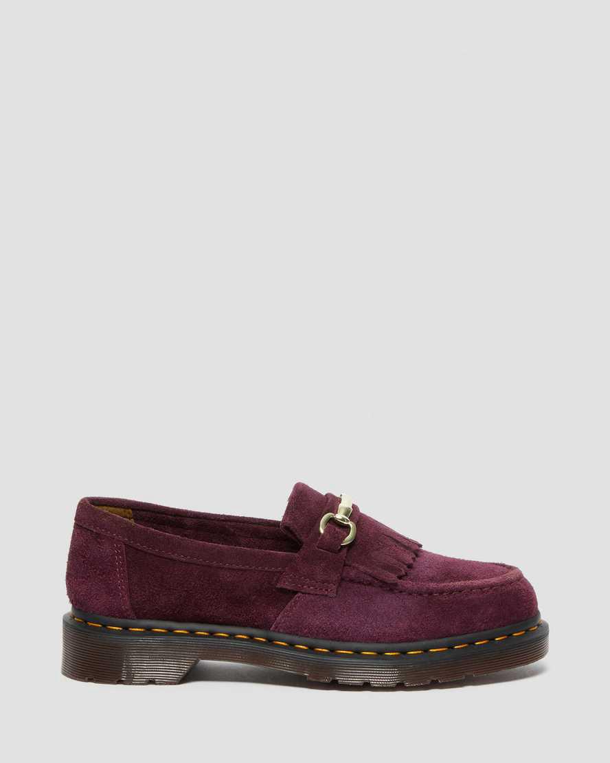Dr Martens Adrian Snaffle Süet Kadın Loafer Ayakkabı Mor  Türkiye |  42950-MEYA